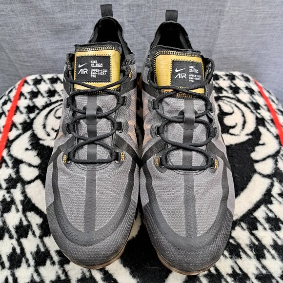 Nike Air Vapormax 2019 Black Metallic Gold AR6631-002 Men’s Size 11.5 main image 11